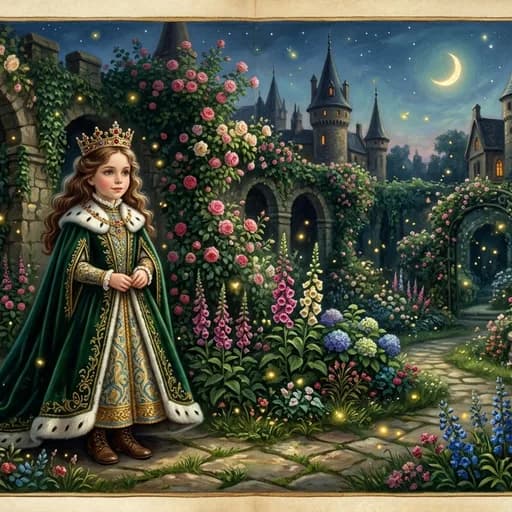 Fairytale Royalty Kids AI style example