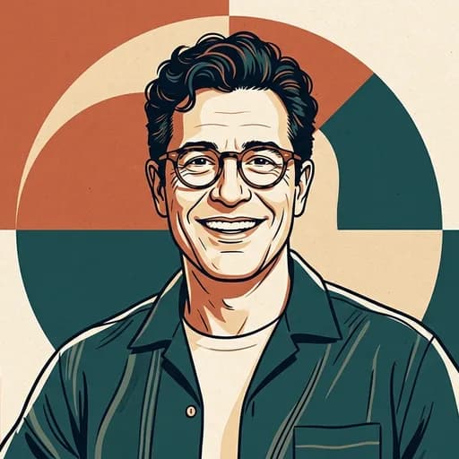 Editorial Illustration AI portrait style example, the kind of artwork made from a graduate’s cap-and-gown photo