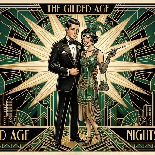 Art Deco Gold couple portrait style, an AI wedding gift made from the couple’s own photo