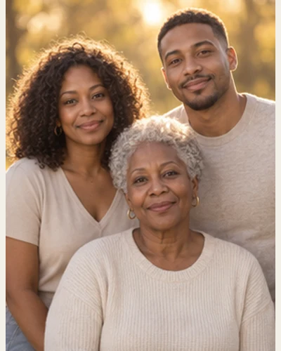 Golden Hour Family AI template example
