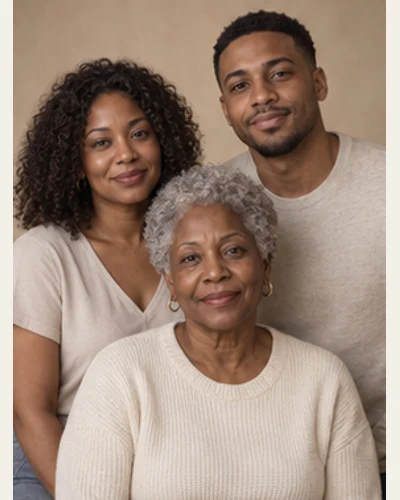 Natural Studio Family AI template example