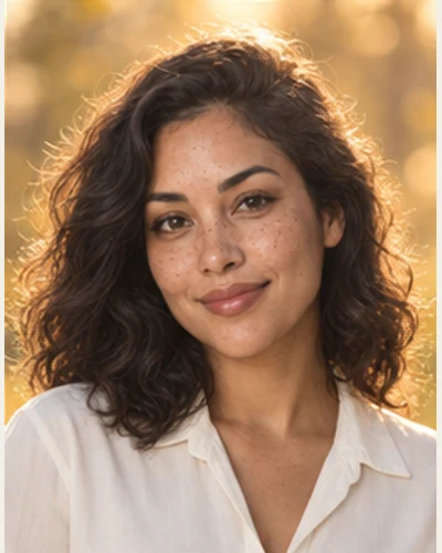 Golden Hour Portraits AI template example