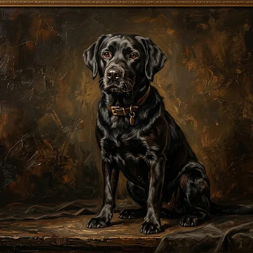 Classic Oil Pets AI template example